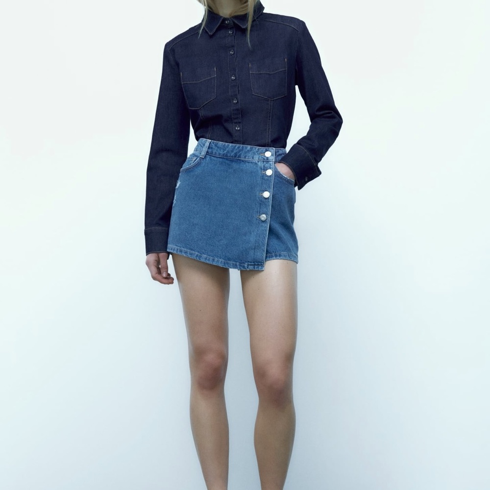 Zara Denim Skort